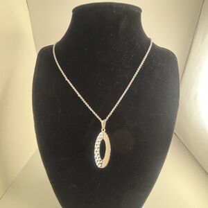 Elegant Silver Pendant Necklace
